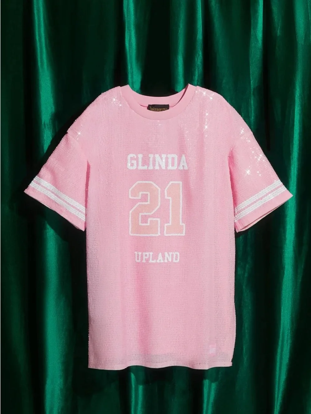 🔥WICKED x Forever 21 Glinda Dress PINK JERSEY Dress EXCELLENT CONDITION 💗